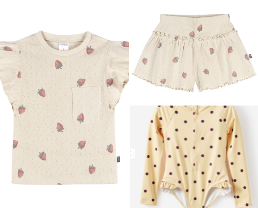 Adorable Little Girl clothes cover photo collage
