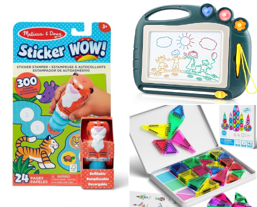 On the Go Screen-Free Entertainment for Kids cover photo collage