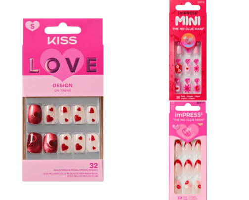 Valentine’s Day Press-On Nails – Easy Apply, Salon-Style Manicure #WalmartPartner cover photo collage