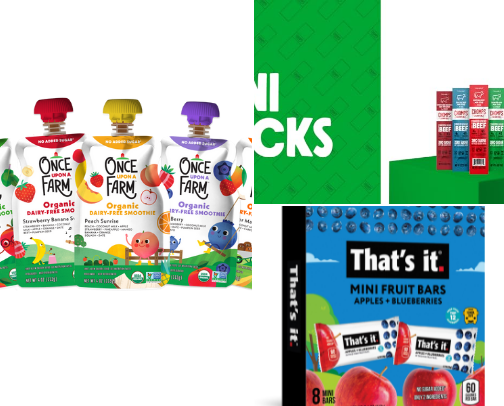 Grab and go snacks! cover photo collage