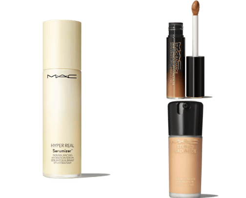 Mac cosmetic cover photo collage