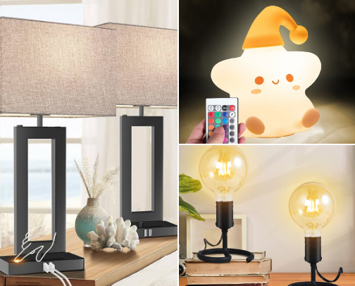 Night Lamp cover photo collage