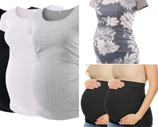 Maternity clothes cover photo collage