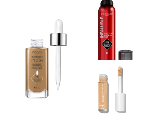 Drug store makeup favorites 🌟 cover photo collage
