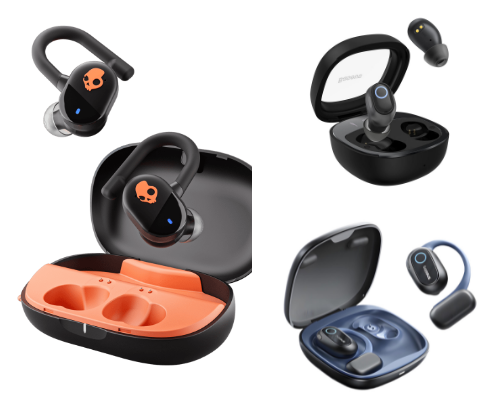 The Best Earbuds or Wireless headphones you can get cover photo collage