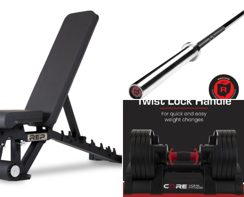 Maximum Gains, Minimum Space: The Performance Home Gym Setup cover photo collage