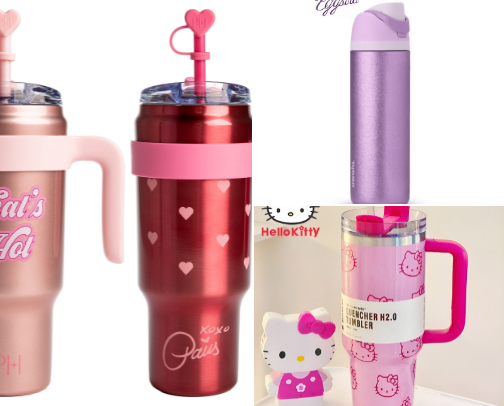 STYLISH WATER BOTTLE✨ cover photo collage