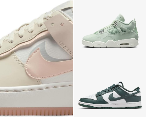 nike shoes 👟🩶 cover photo collage