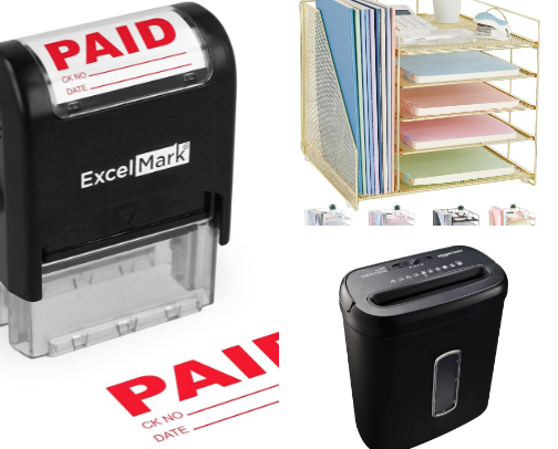 Simple Office Desk Needs cover photo collage