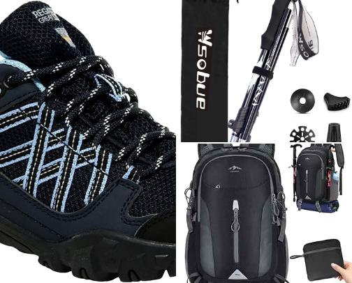 Hiking Essentials cover photo collage