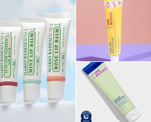 fav skincare recs cover photo collage