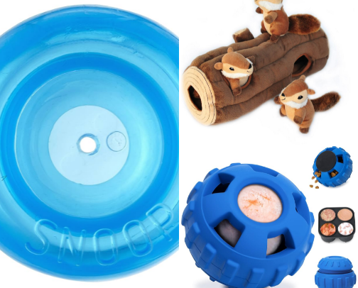 Dog Enrichment Toys cover photo collage