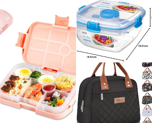 Lunch box finds cover photo collage