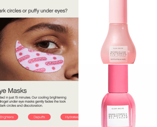 Skincare cover photo collage