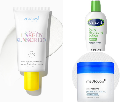 My fav skincare recs cover photo collage
