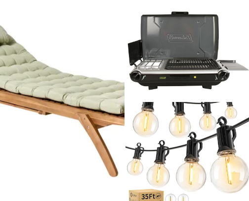 Porch set up cover photo collage