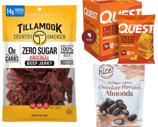 My Go-To 0 Sugar Snacks cover photo collage