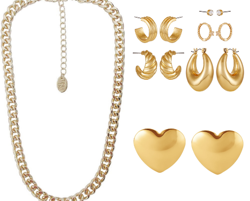 ✨ Affordable Gold Jewelry ✨ Walmart Edition cover photo collage