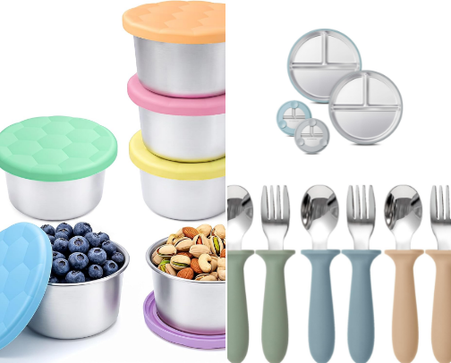 The Low Tox Toddler Kitchen cover photo collage
