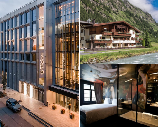 Fav hotels - Europe edition cover photo collage