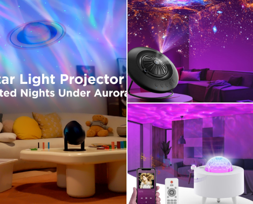 My List of LED Galaxy Projectors cover photo collage