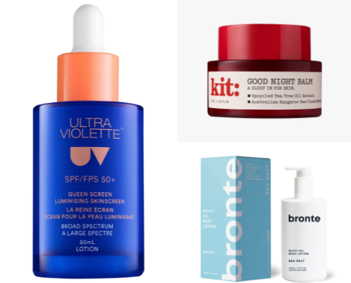 Skincare cover photo collage
