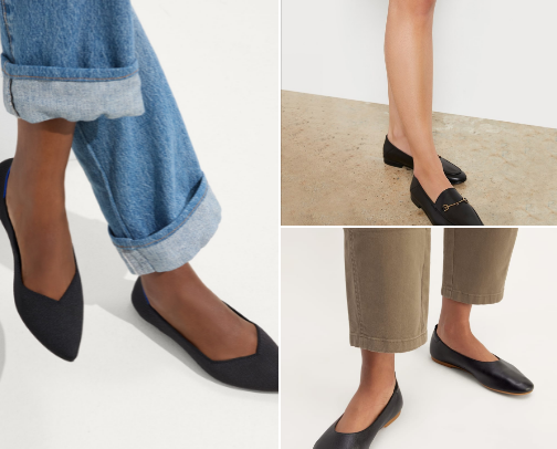 The Cool-Girl Way to Wear Flats This Winter cover photo collage