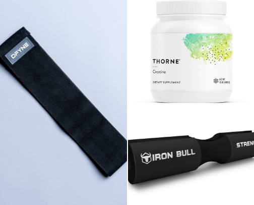 My gym essentials and items that keep me active cover photo collage