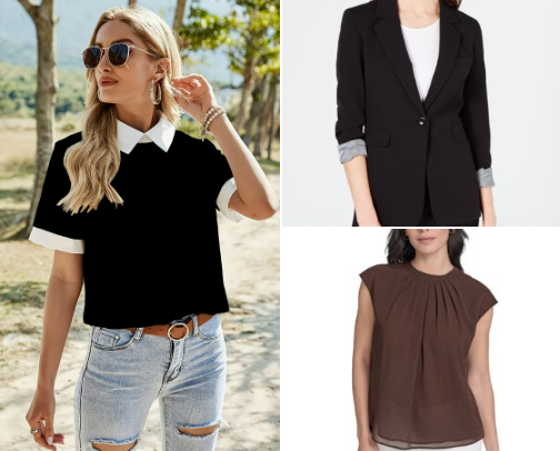 ✨Tops to stand out at work✨ cover photo collage