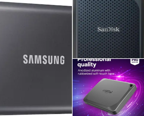 💾 Best External SSDs for Creative Professionals cover photo collage
