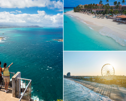 Favorite vacation places cover photo collage