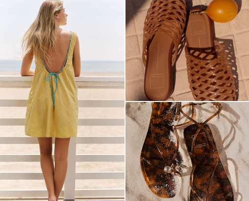 It-girl summer fashion cover photo collage