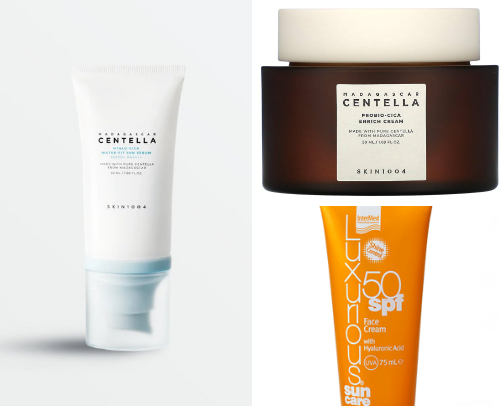 Skincare Products cover photo collage