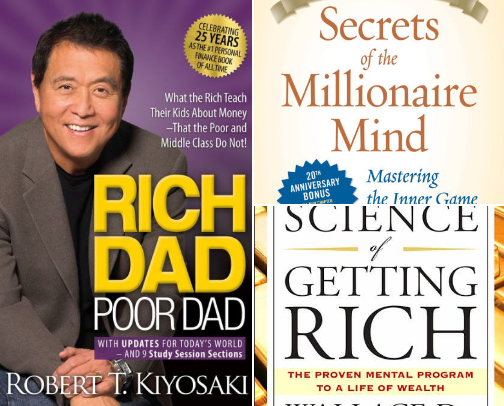Money Mindset Books That Will Change How You See Wealth cover photo collage