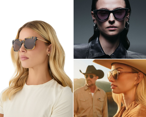 Glasses and sunnies cover photo collage