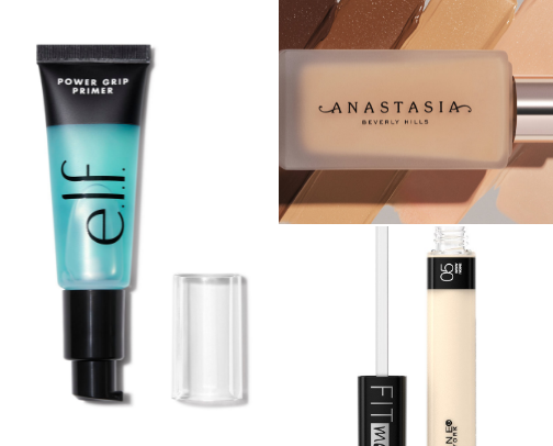 Makeup list for beginners on a budget! cover photo collage