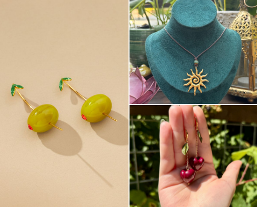 Funky and Fun Jewelry cover photo collage