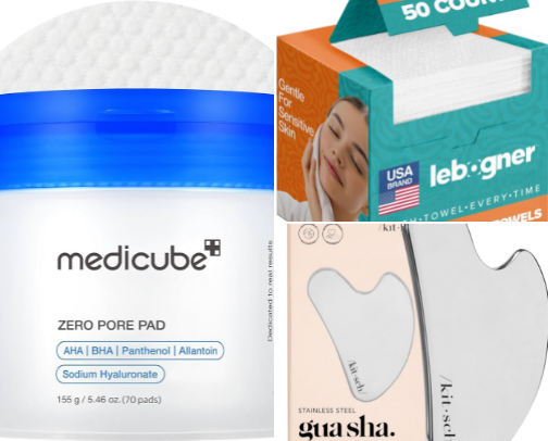 Face & Body products cover photo collage