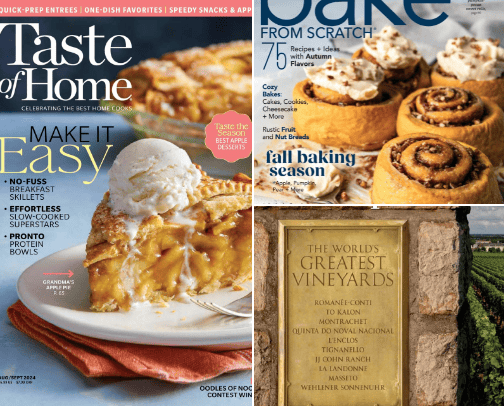 Best Seller Magazine & E-Magazine Food & Beverage cover photo collage