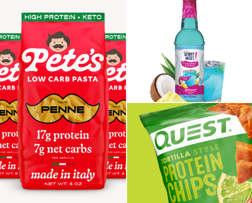 Low Carb & Keto Friendly cover photo collage