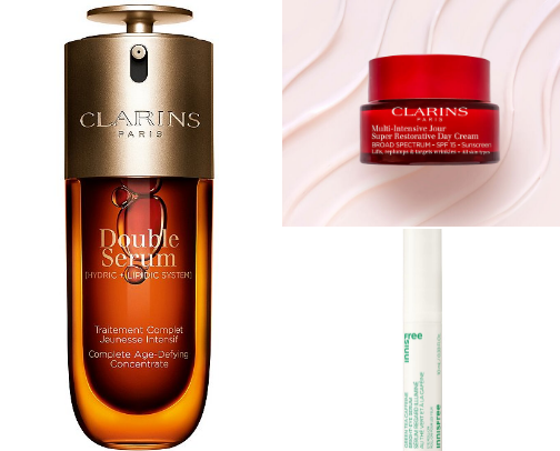 Hydration That Shows—Smooth the Look of Lines, Boost the Glow.” cover photo collage