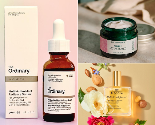 The Glow Up Guide: Skincare That Stays cover photo collage