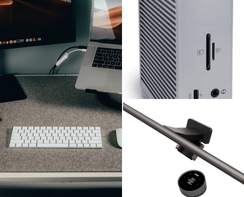 Minimal Desk Gear for Better focus and Less Clutter cover photo collage