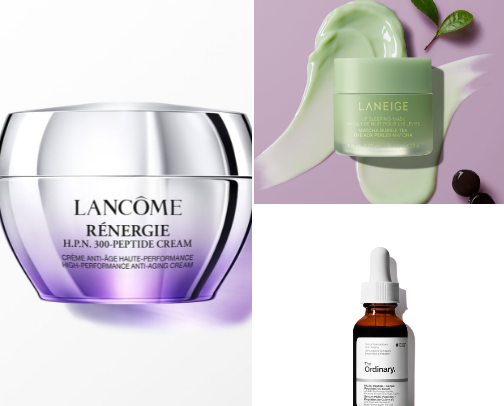 My favorite skin care cover photo collage