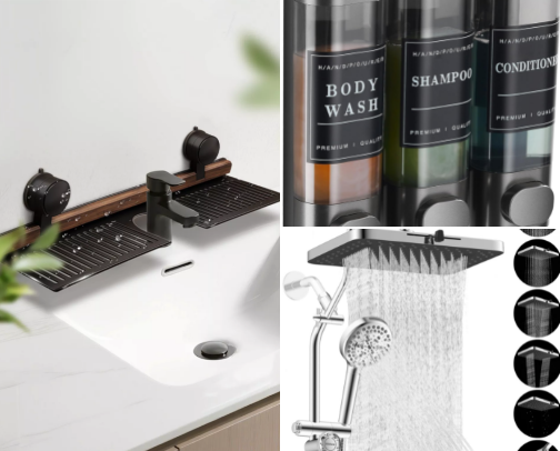 Bathroom Essentials You'll Actually Use cover photo collage