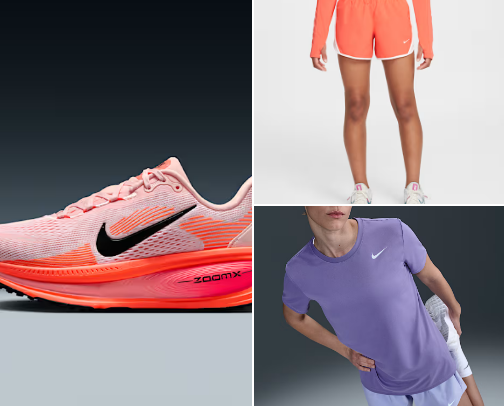 NIKE Running Gear cover photo collage