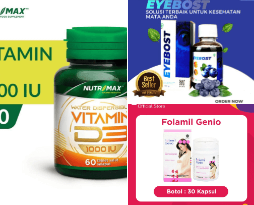 Health products cover photo collage