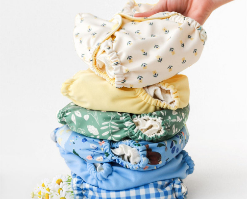 Cloth Diapering for Beginners cover photo collage