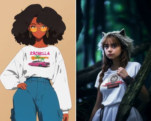 QP's Merch Shop Designs cover photo collage