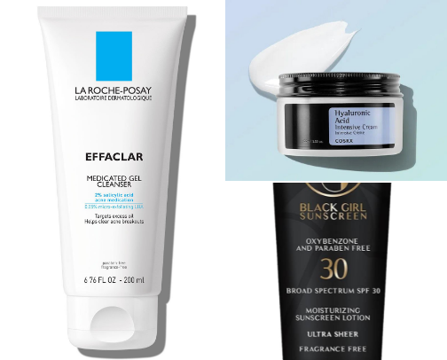 My Acne Prone & Oily Skin Skincare Products cover photo collage